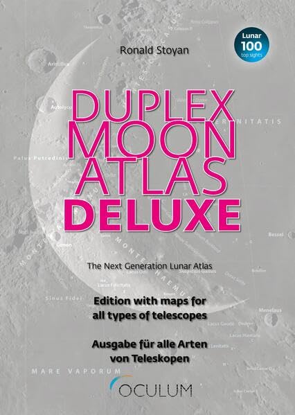 Duplex Moon Atlas Deluxe: The Next Generation Lunar Atlas Books