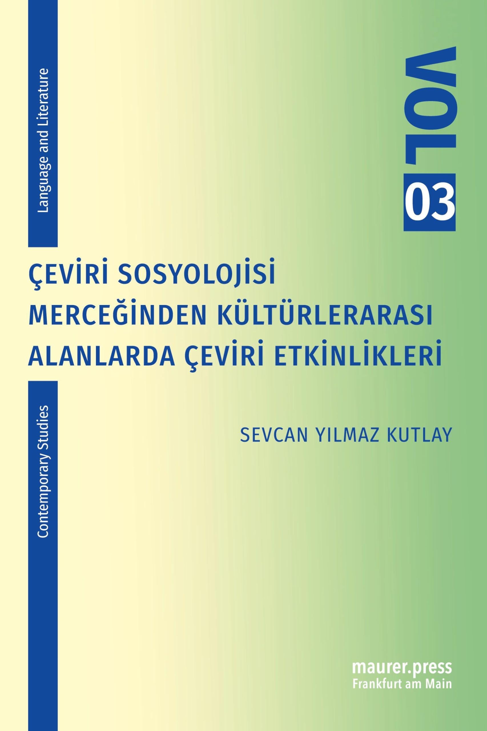 Çeviri Sosyolojisi Merce¿inden Contemporary literature