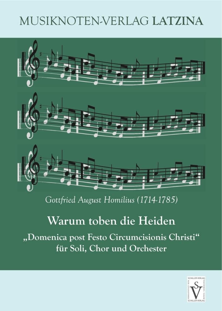 Warum toben die Heiden: "Domenica post Festo Circumcisionis Christi" für Soli, Chor und Orchester (Musik aus Siebenbürgen: Noten und Partituren) Sheet Music