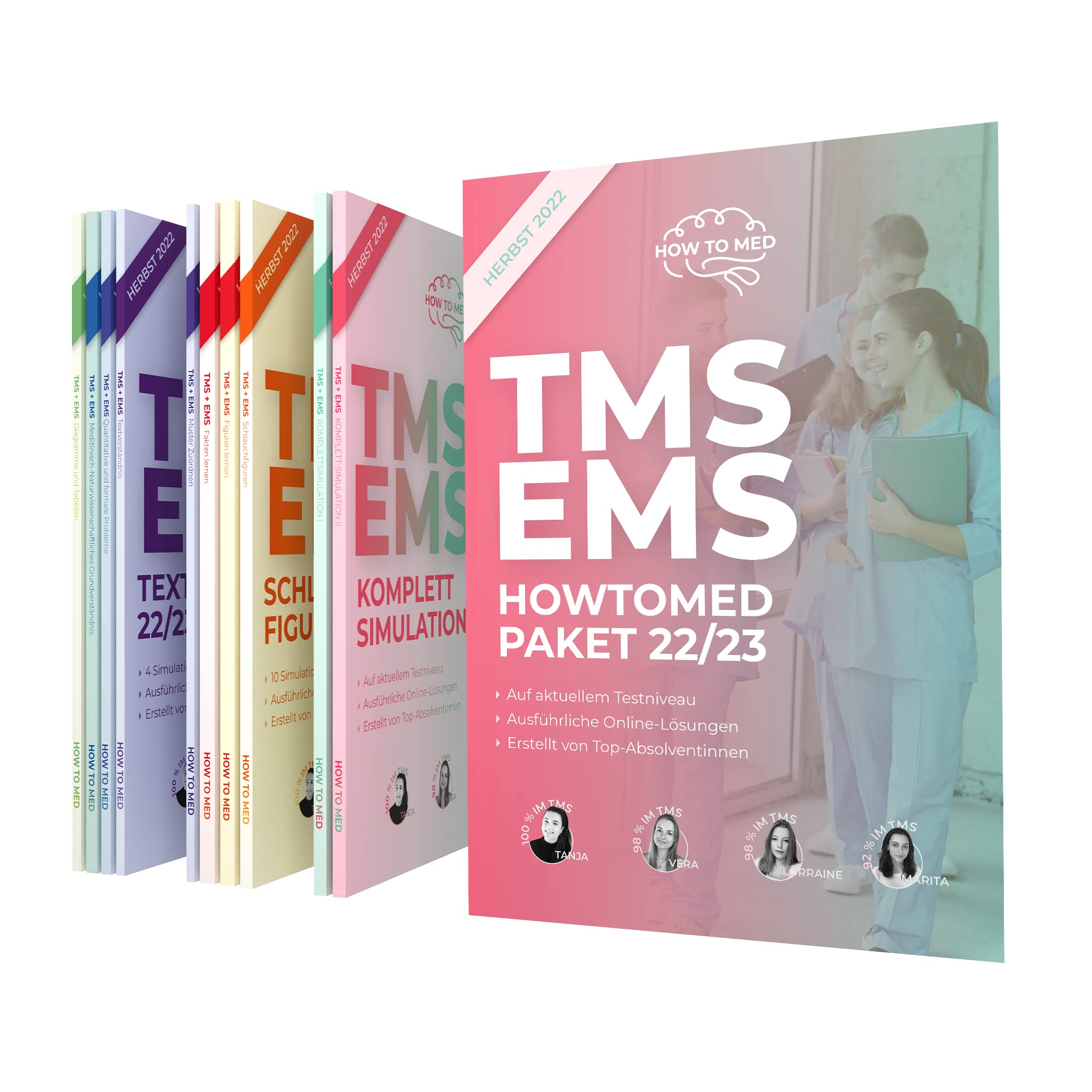 HOWTOMED-Paket I Erstellt von Top-AbsolventInnen (92% - 100%) I TMS/EMS-Kompendium 25/26 I Angepasst an den TMS Mai 2022 I Medizinertest Deutschland und Schweiz Books