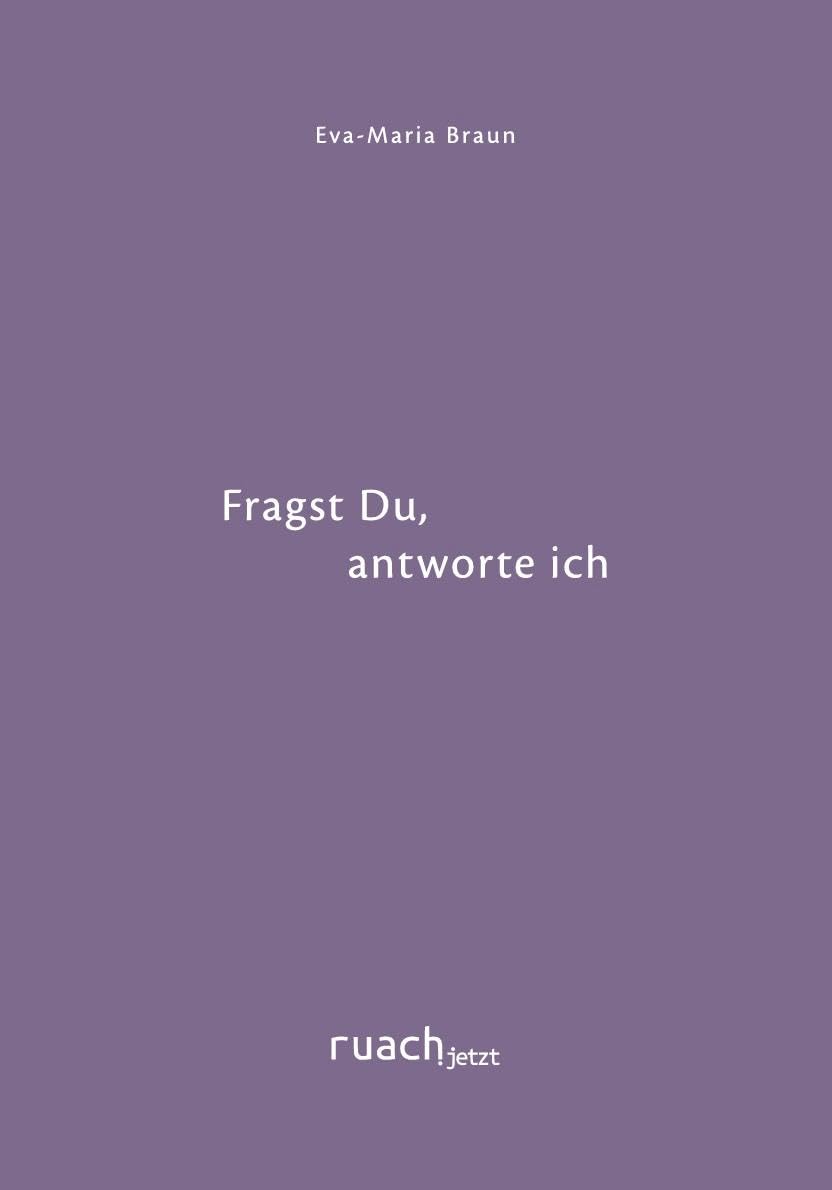 Fragst Du, antworte ich book