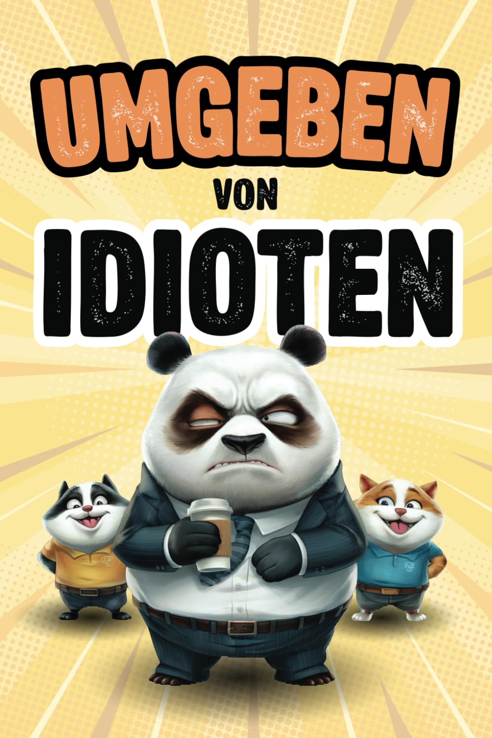 Umgeben von Idioten: Der witzige Survival-Guide für Alltag & Büro – Ein interaktiver Ratgeber mit kreativen Aufgaben und Rätseln | Geschenk für Kollegen, Familie & Freunde book
