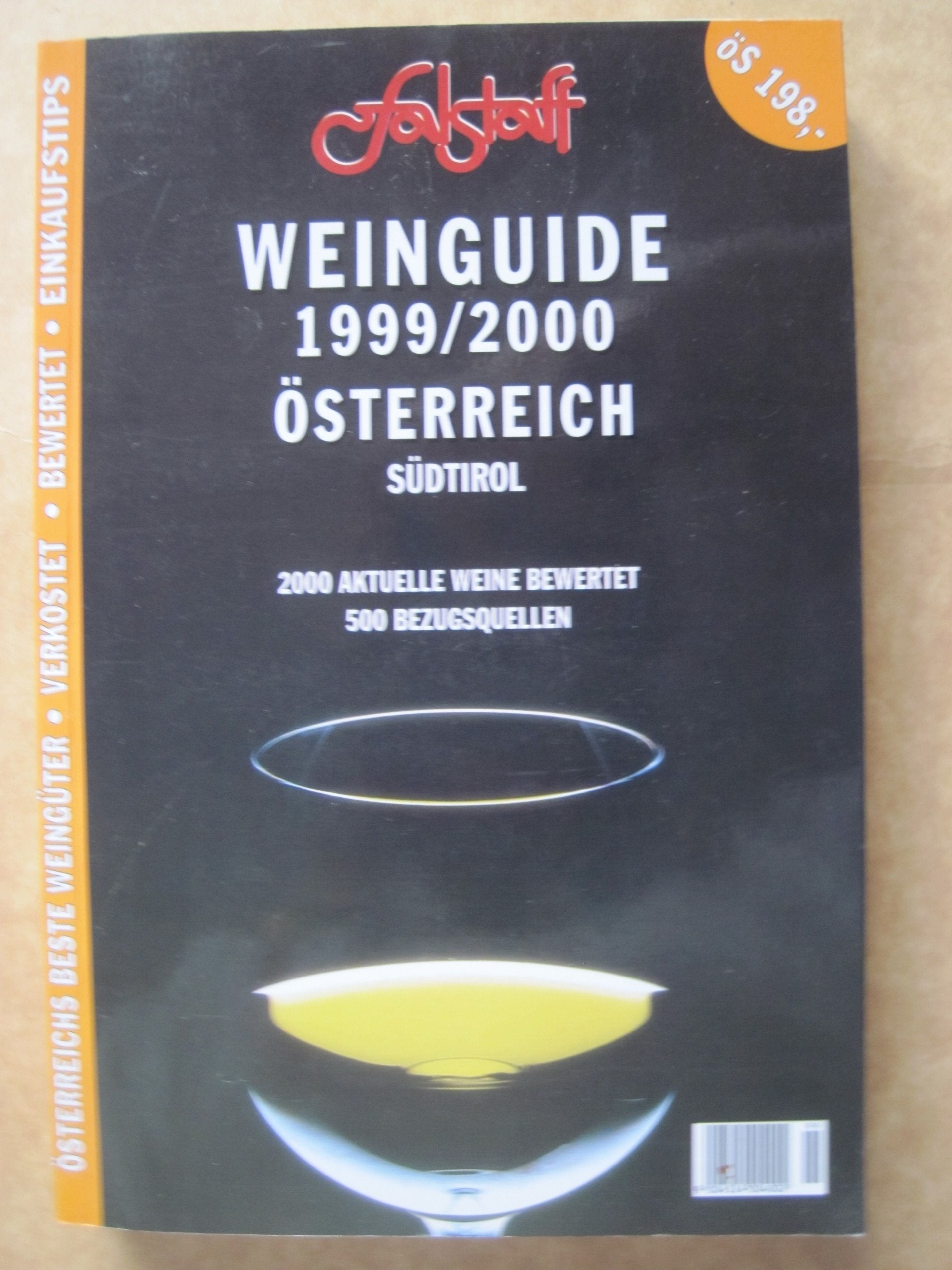 FALSTAFF ROTWEINGUIDE ÖSTERREICH Südtirol 1999/2000 Books