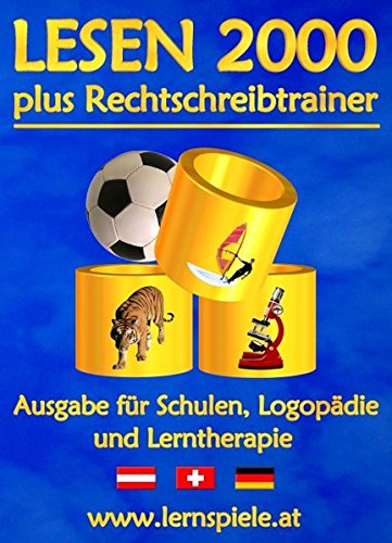 Lesen 2000 plus Rechtschreibtrainer 3.0 - Ausgabe für Schulen, Logopädie u. Lerntherapie Learning