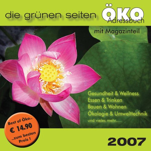 Die grünen Seiten 2007: Öko-Adressbuch für Österreich Books