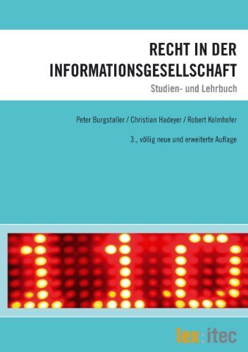 Recht in der Informationsgesellschaft Books