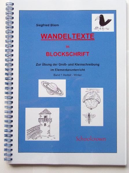 Wandeltexte in Blockschrift: Band 1 Herbst - Winter Education & Training
