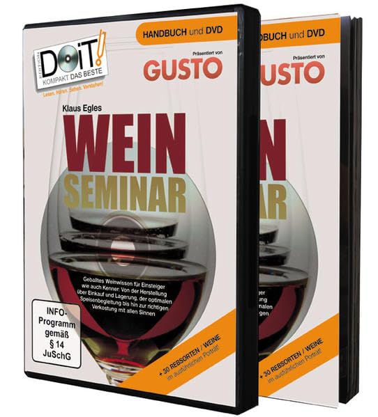 Weinseminar - Handbuch und DVD Movies