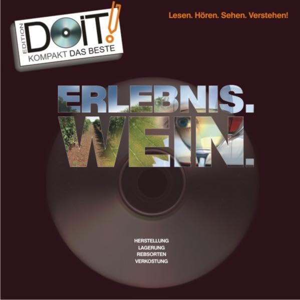 Erlebnis.Wein., Handbuch und DVD: Der Weinkurs für Einsteiger und Kenner - von der Herstellung über Lagerung und Rebsorten bis zur Weinverkostung mit ... 40 Seiten Handbuch und 85 Minuten DVD! Leisure, Home & Garden