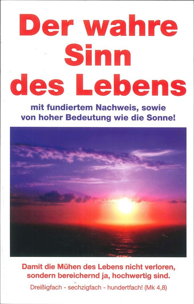 Der wahre Sinn des Lebens. Wie die Sonne von hoher Bedeutung. Mit fundiertem Nachweis Religion & Esotericism