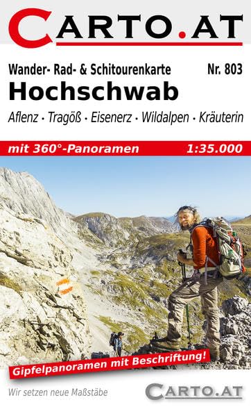 Wander- Rad- & Schitourenkarte 803 Hochschwab: Aflenz - Tragöß - Eisenerz - Wildalpen - Kräuterin Leisure, Home & Garden