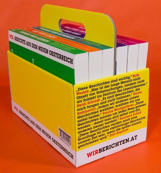 WIR IN WIEN. SIXPACK: WIR IN WIEN. WER WIR SIND. WAS WIR WISSEN. WIE WIR LEBEN. WOHER WIR KOMMEN. WOHIN WIR GEHEN. 6 Bände im Karton. (WIR. BERICHTE AUS DEM NEUEN OE) Science Books