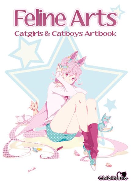 Feline Arts: Catgirls & Catboys Artbook Manga