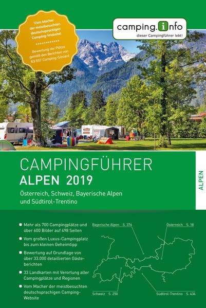 Campingführer Alpen 2019 Leisure, Home & Garden Books