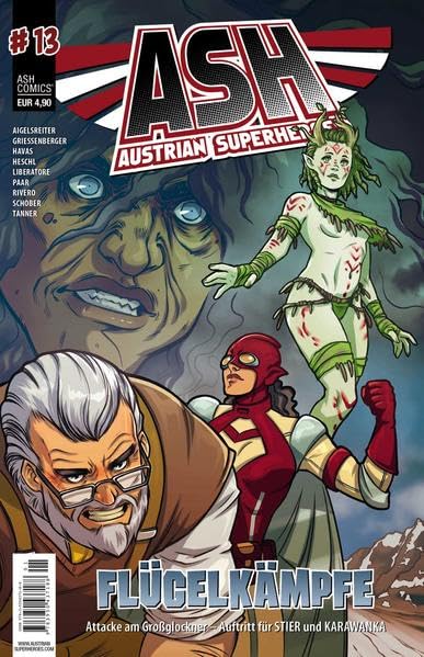 Austrian Superheroes #13: Flügelkämpfe – Attacke am Großglockner Manga
