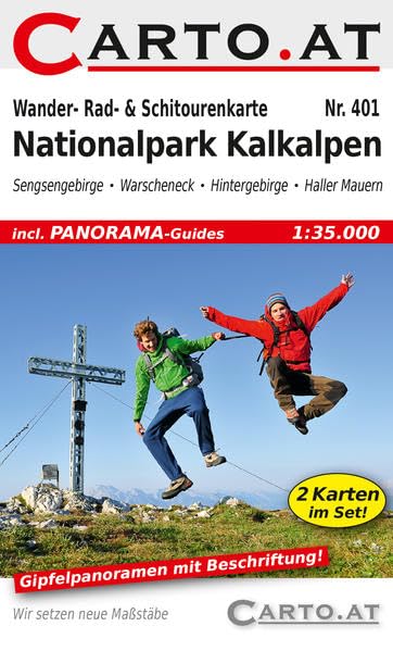 Wander- Rad- & Schitourenkarte 401 Nationalpark Kalkalpen: 2 Karten im Set / incl. PANORAMA-Guides Leisure, Home & Garden