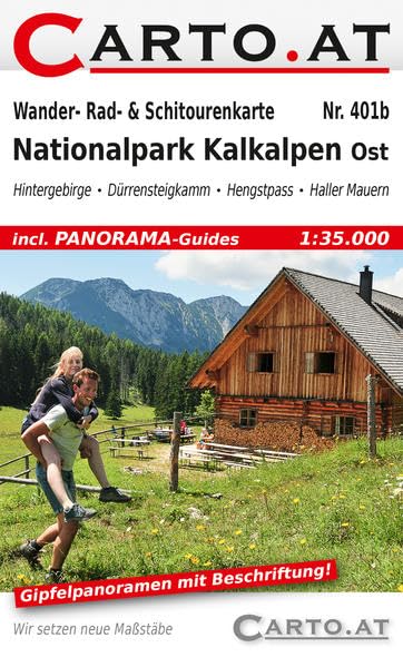Wander- Rad- & Schitourenkarte 401b Nationalpark Kalkalpen Ost: Hintergebirge - Dürrensteigkamm - Hengstpass - Haller Mauern Leisure, Home & Garden