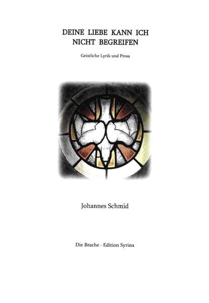 Deine Liebe kann ich nicht begreifen (Die Brache: Edition Syrinx) Poetry
