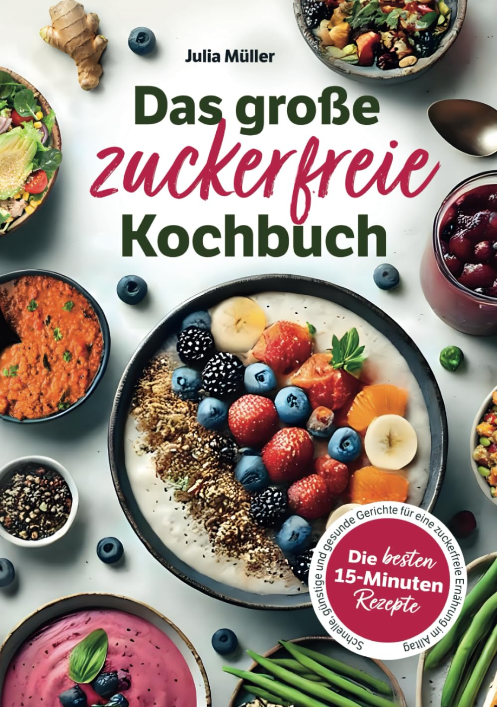 Das große zuckerfreie Kochbuch: Die besten 15-Minuten-Rezepte – Schnelle, günstige und gesunde Gerichte für eine zuckerfreie Ernährung im Alltag Medicine