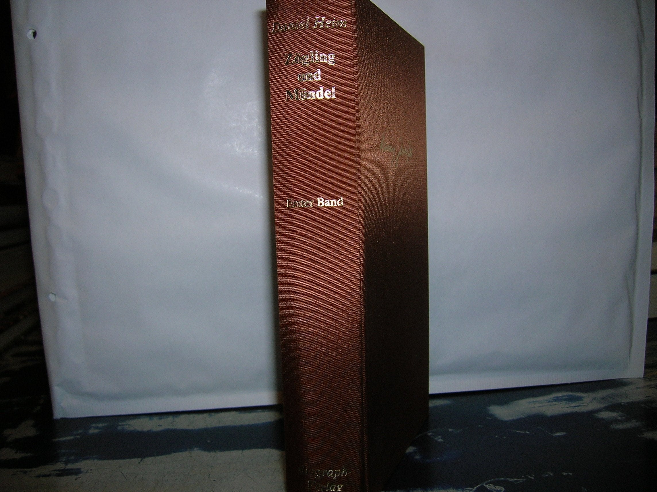 Daniel Heim, in 2 Bdn., Bd.1, Zögling und Mündel Fiction