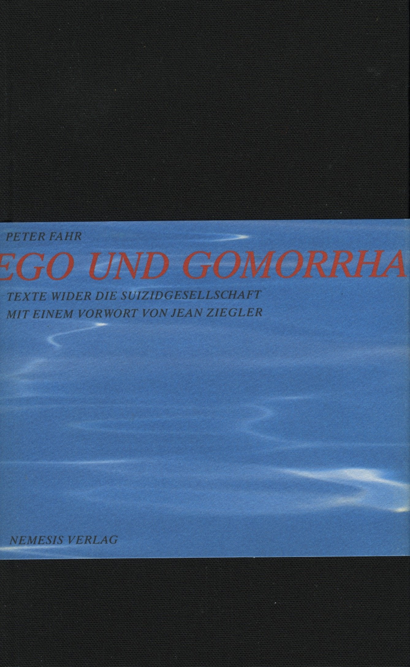 Ego und Gomorrha: Texte wider die Suizidgesellschaft Poetry