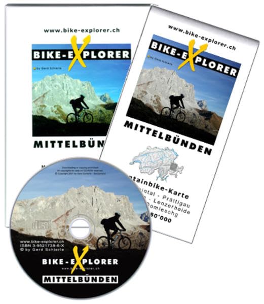 Bike-Explorer Mittelbünden: Bike-Tourenführer auf CD-ROM mit Landkarte für das Gebiet: Churer Rheintal, Prättigau, Davos, Arosa, Lenzerheide, Albulatal und Domleschg. Leisure, Home & Garden