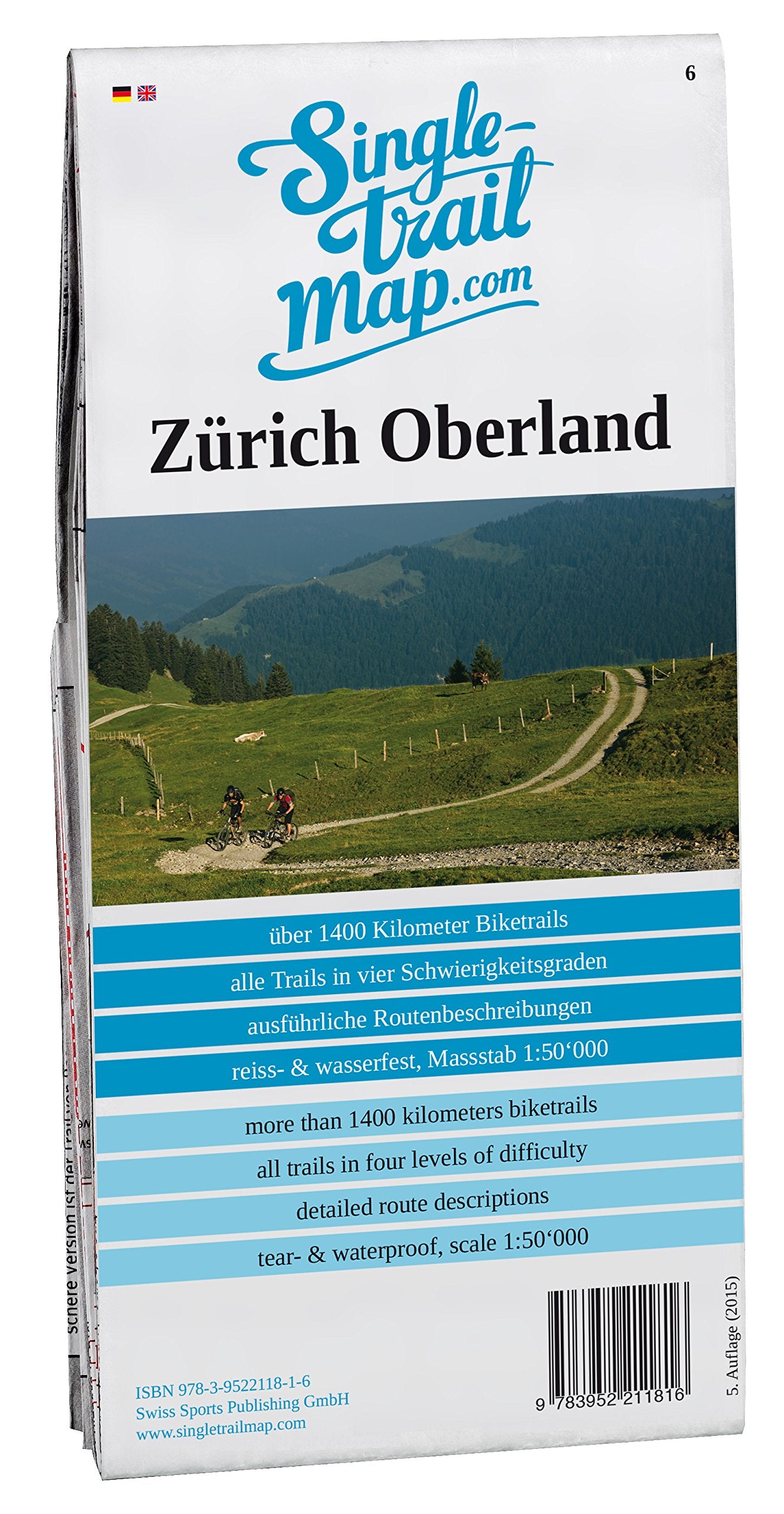 Singletrail Map 006 Zürich Oberland: Das Kartenblatt Zürich Oberland umfasst das gesamte Zürcher Oberland. Sie enthält Singletrail-Highlights wie den ... bekanntesten Mountainbike-Karten der Alpen.) Leisure, Home & Garden