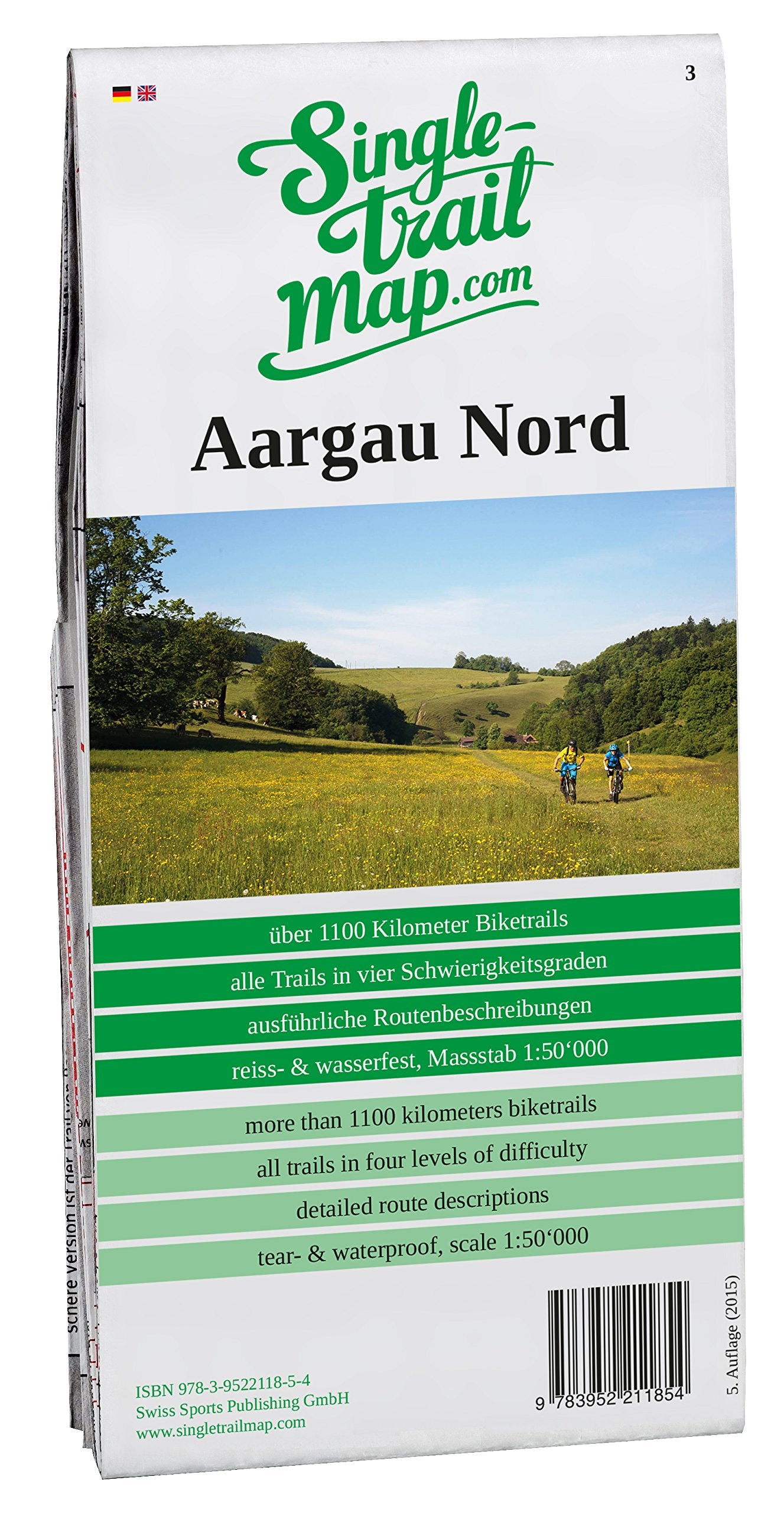 Singletrail Map 003 Aargau Nord: Das Kartenblatt Aargau Nord umfasst den nördlichen Aargau zwischen Aarau und dem Rhein inklusive dem Fricktal. Sie ... bekanntesten Mountainbike-Karten der Alpen.) Leisure, Home & Garden
