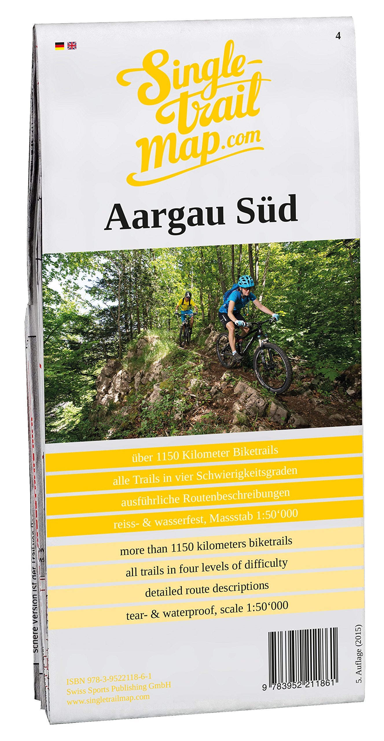 Singletrail Map 004 Aargau Süd: Das Kartenblatt Aargau Süd umfasst den südlichen Aargau und das Luzerner Hinterland mit dem Suhretal, dem Seetal ... bekanntesten Mountainbike-Karten der Alpen.) Leisure, Home & Garden