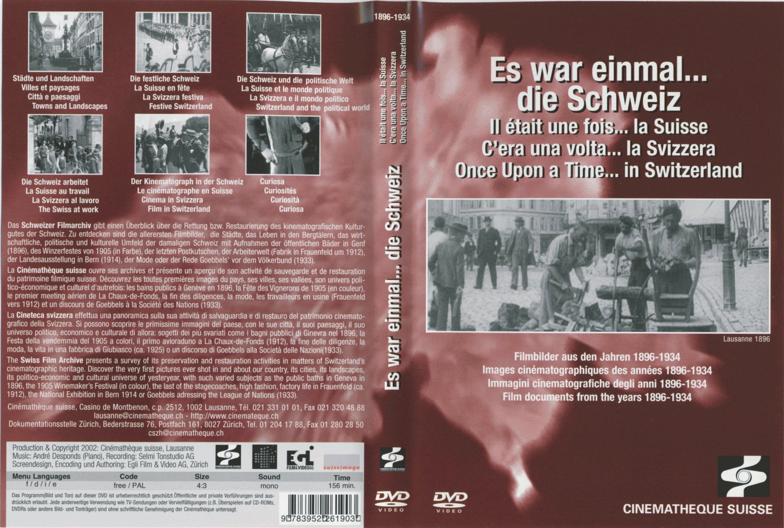Es war einmal... die Schweiz /Il etait une fois... la Suisse Filmbilder aus den Jahren 1896-1934 Movies