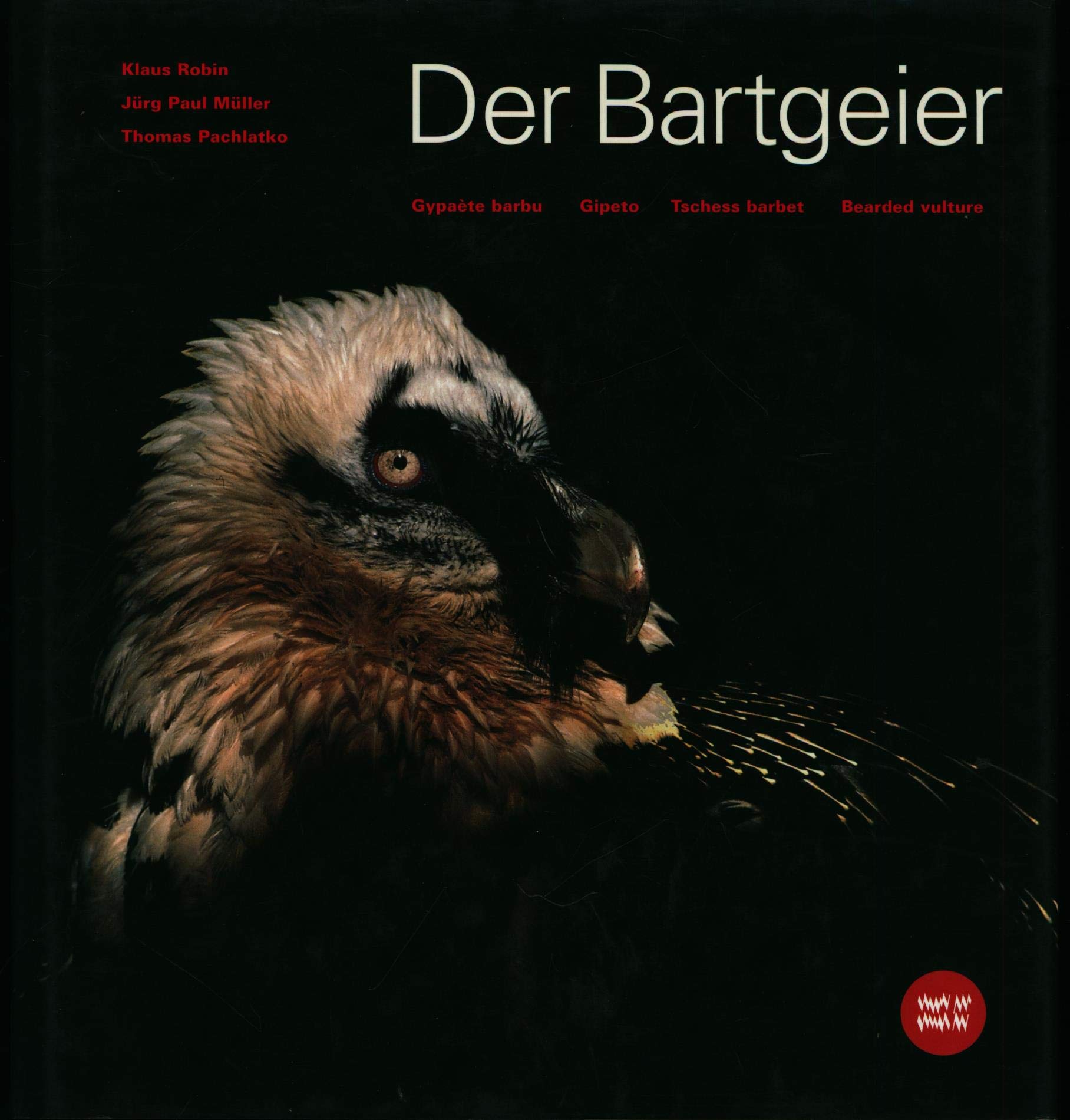 Der Bartgeier: Gypaète barbu - Gipeto - Tschess barbet - Bearded vulture. Bildlegenden und Zusammenfassungen in Französisch, Italienisch, Rätoromanisch und Englisch Pets