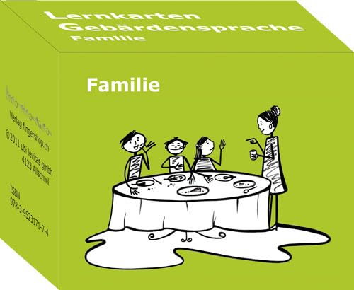 Lernkarten Gebärdensprache: Familie: 200 Lernkarten Deutschschweizerische Gebärdensprache zum Thema Familie Learning & Reference