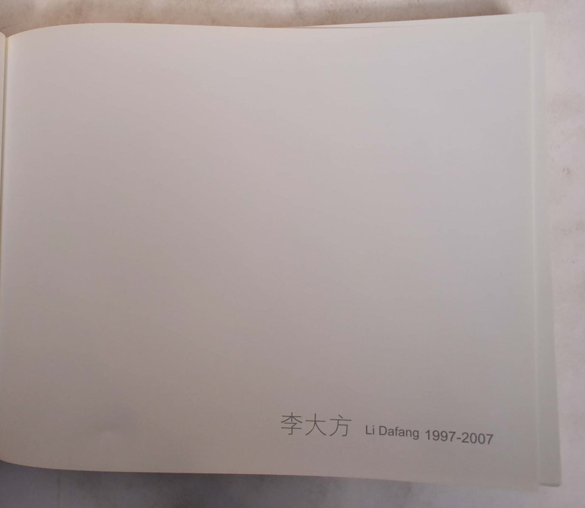 Li Dafang 1997-2007. (ISBN: 9783952322277) book