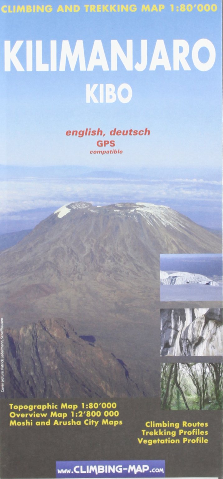 Kilimanjaro + Moshi & Arusha city: Including Moshi & Arusha City Plans Reference Books
