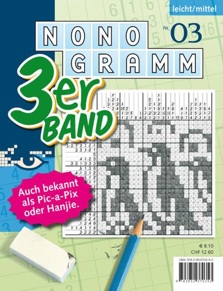 Nonogramm 3er-Band Nr. 3: Rätsel fürs Auge (Nonogramm 3er-Band: Rätsel fürs Auge) Manga