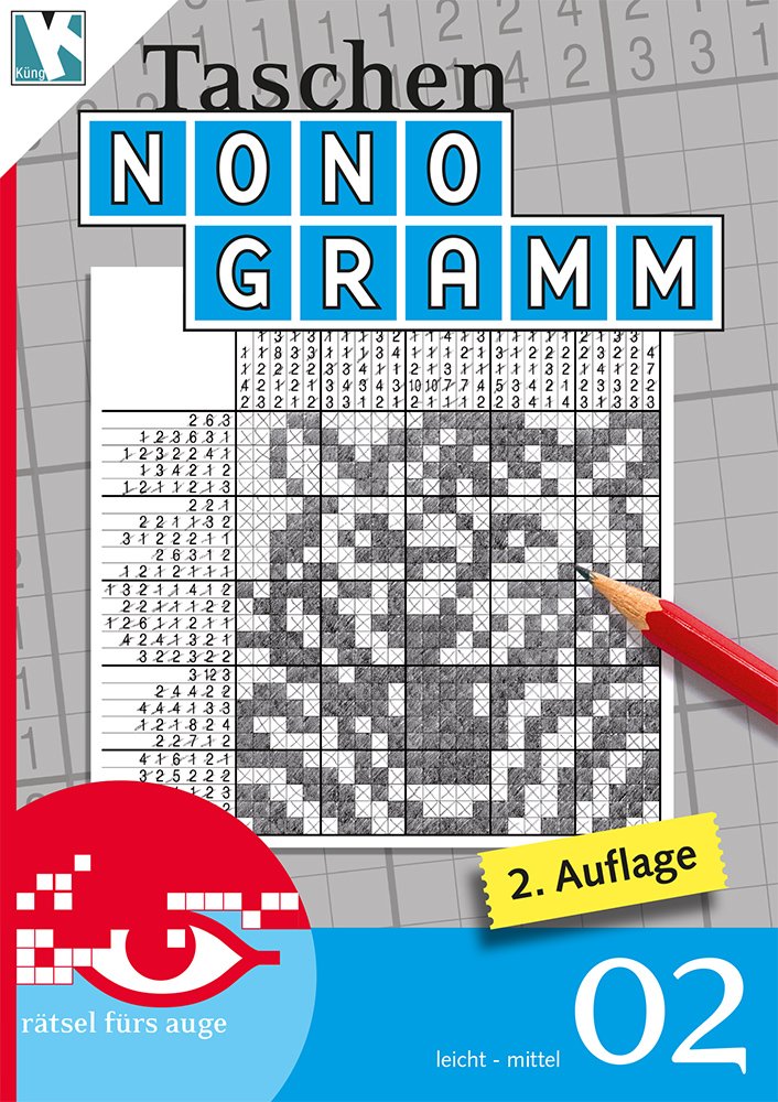 Nonogramm Taschenbuch Nr. 02 (Pic-a-Pix / Logik-Rätsel) Leisure & Fun
