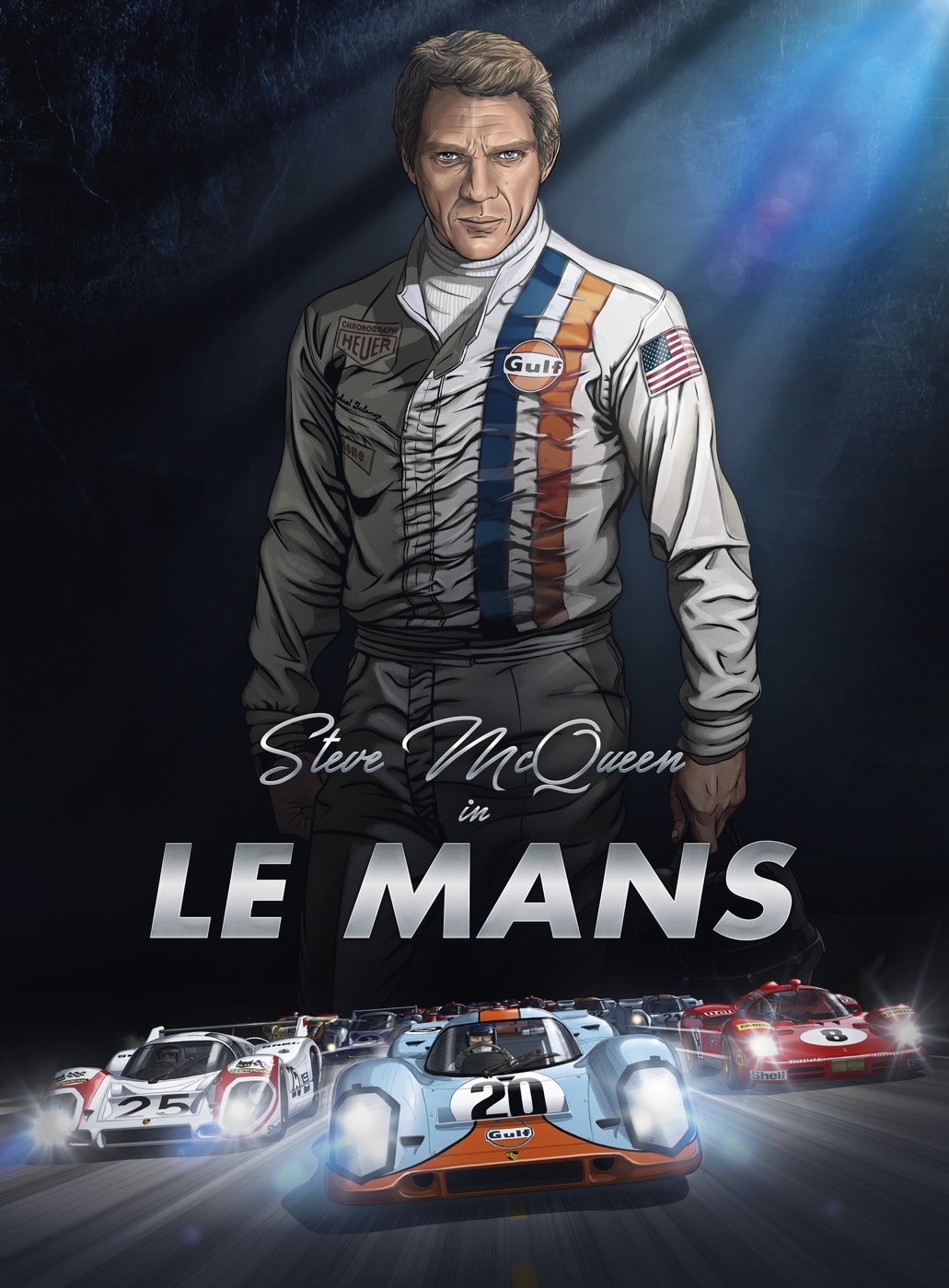 Steve McQueen in Le Mans Books