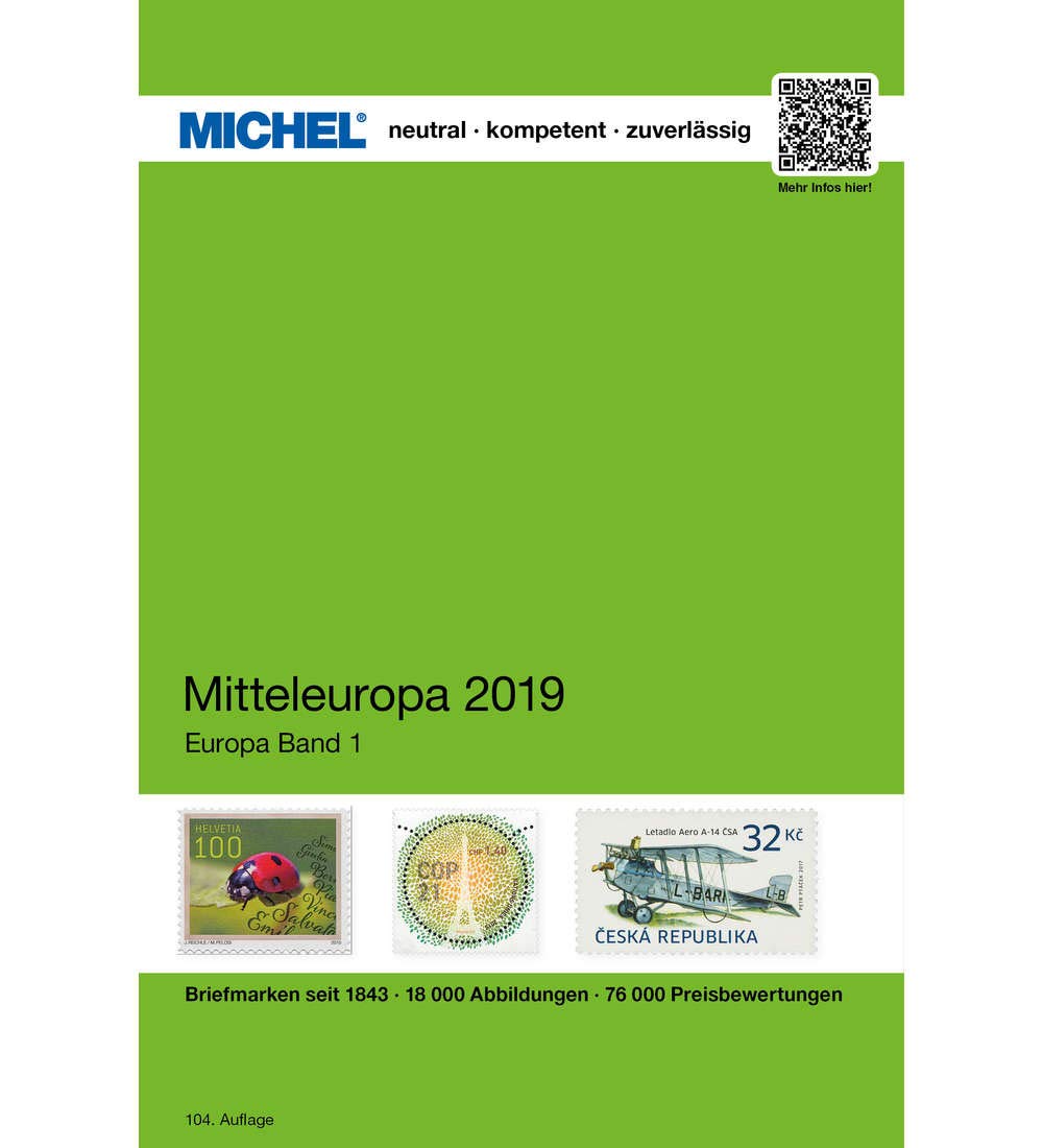 Mitteleuropa 2019: Europa Teil 1 (MICHEL-Europa: EK) Hobbies & Crafts