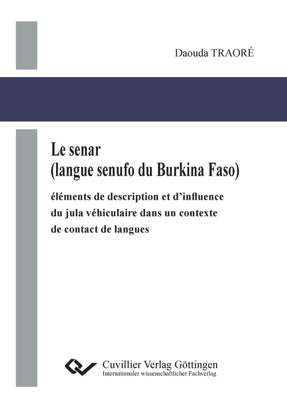 Le senar (langue senufo du Burkina Faso) Social Sciences
