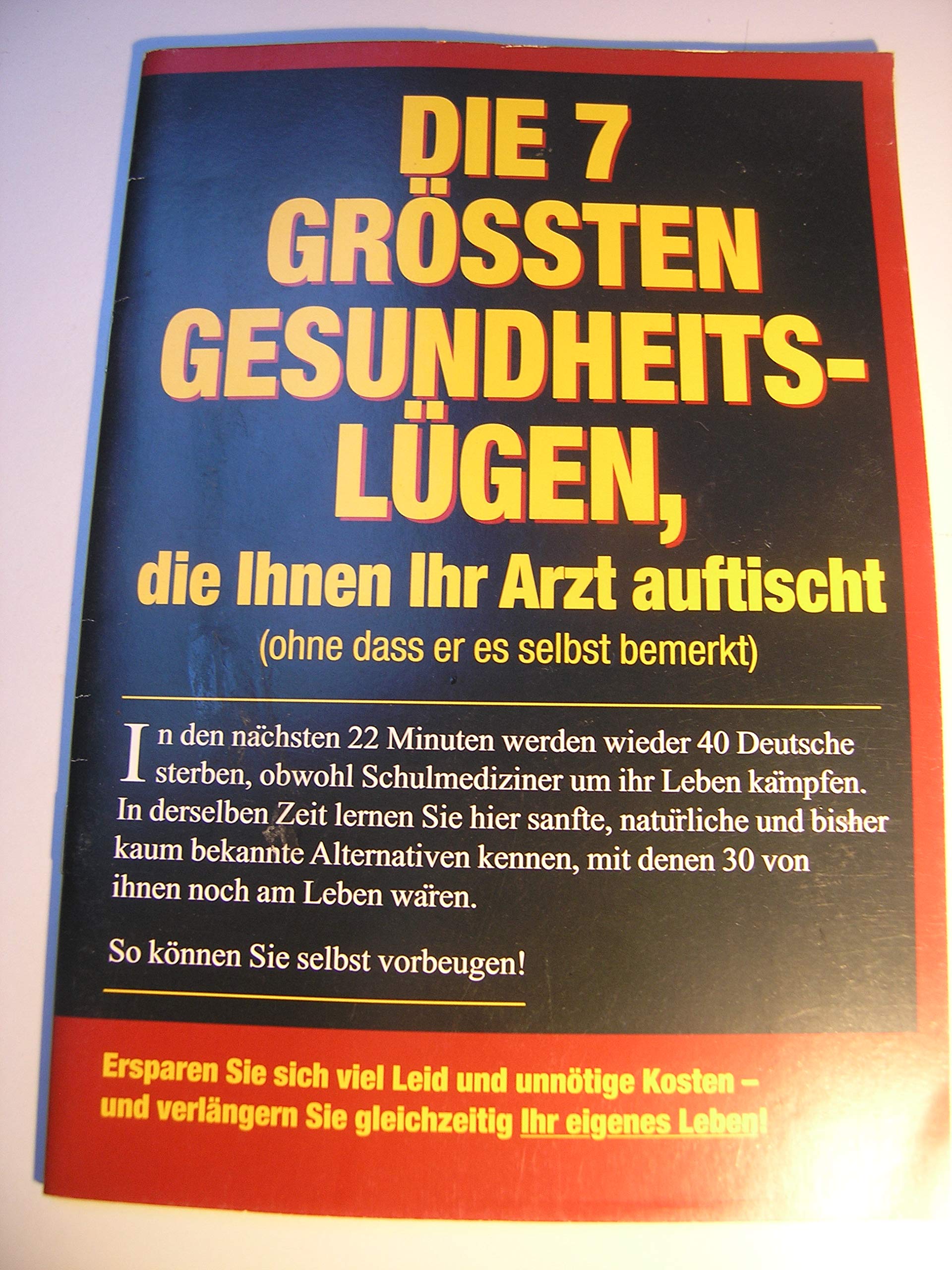 Die 7 Gesundheitslügen, die Ihnen Ihr Arzt auftischt (ohne dass er es selbst bemerkt) Health, Nutrition & Fitness