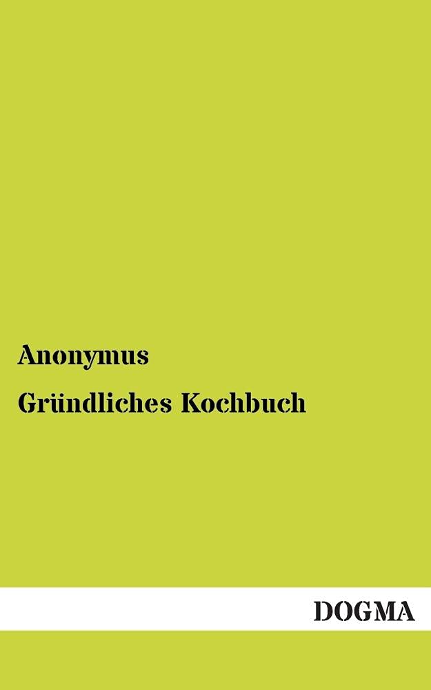 Product Image: Gründliches Kochbuch