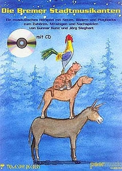 Die Bremer Stadtmusikanten: Auf CD: Play Backs zum Zuhören, Mitsingen und Nachspielen Sheet Music