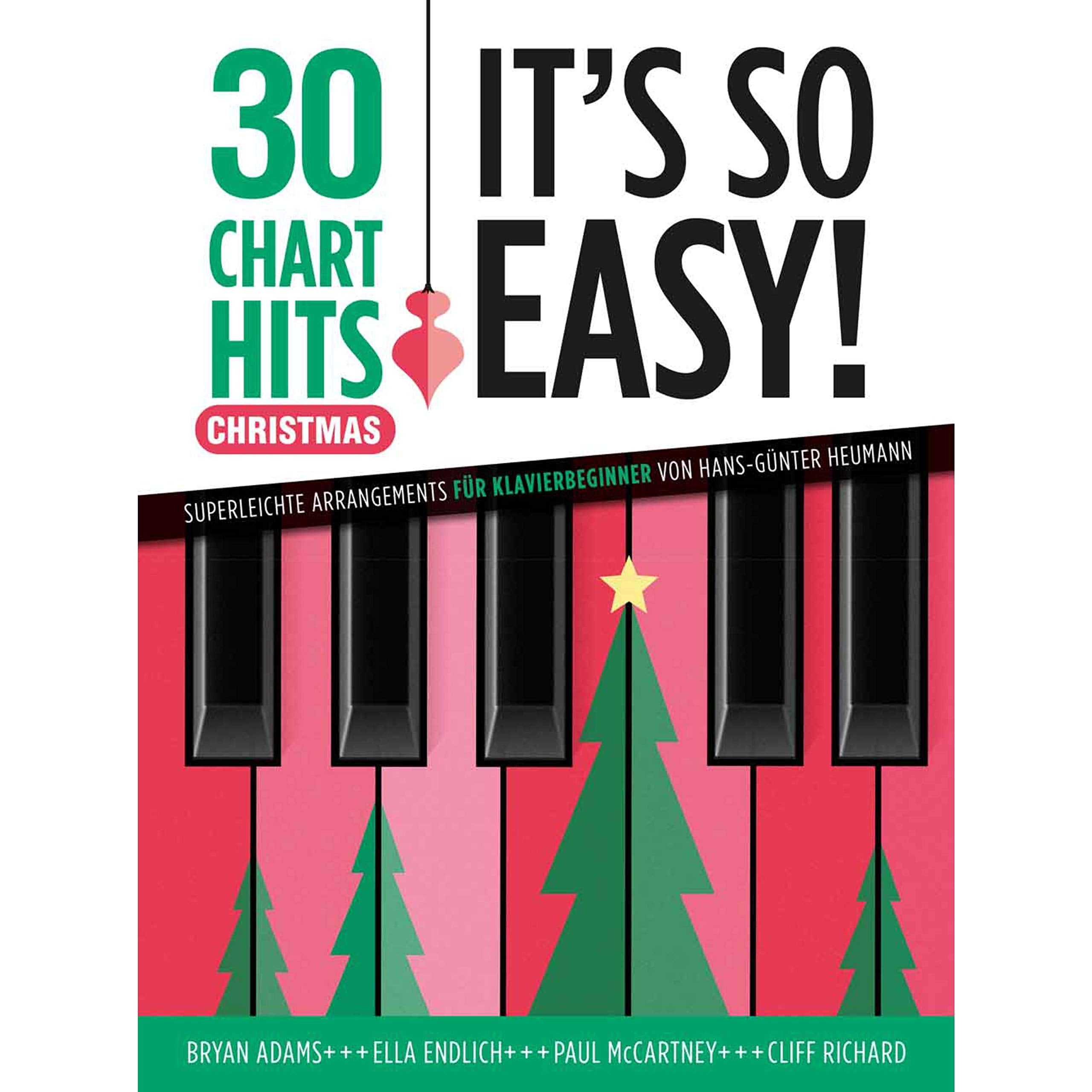 Hans Günter Heumann 30 Christmas Chart Hits für Klavieranfänger | Superleichte Klaviernoten ohne Akkorde für Anfänger | Piano Songbook mit Fingersatz ... von Hans-Günter Heumann (It's So Easy) Sheet Music