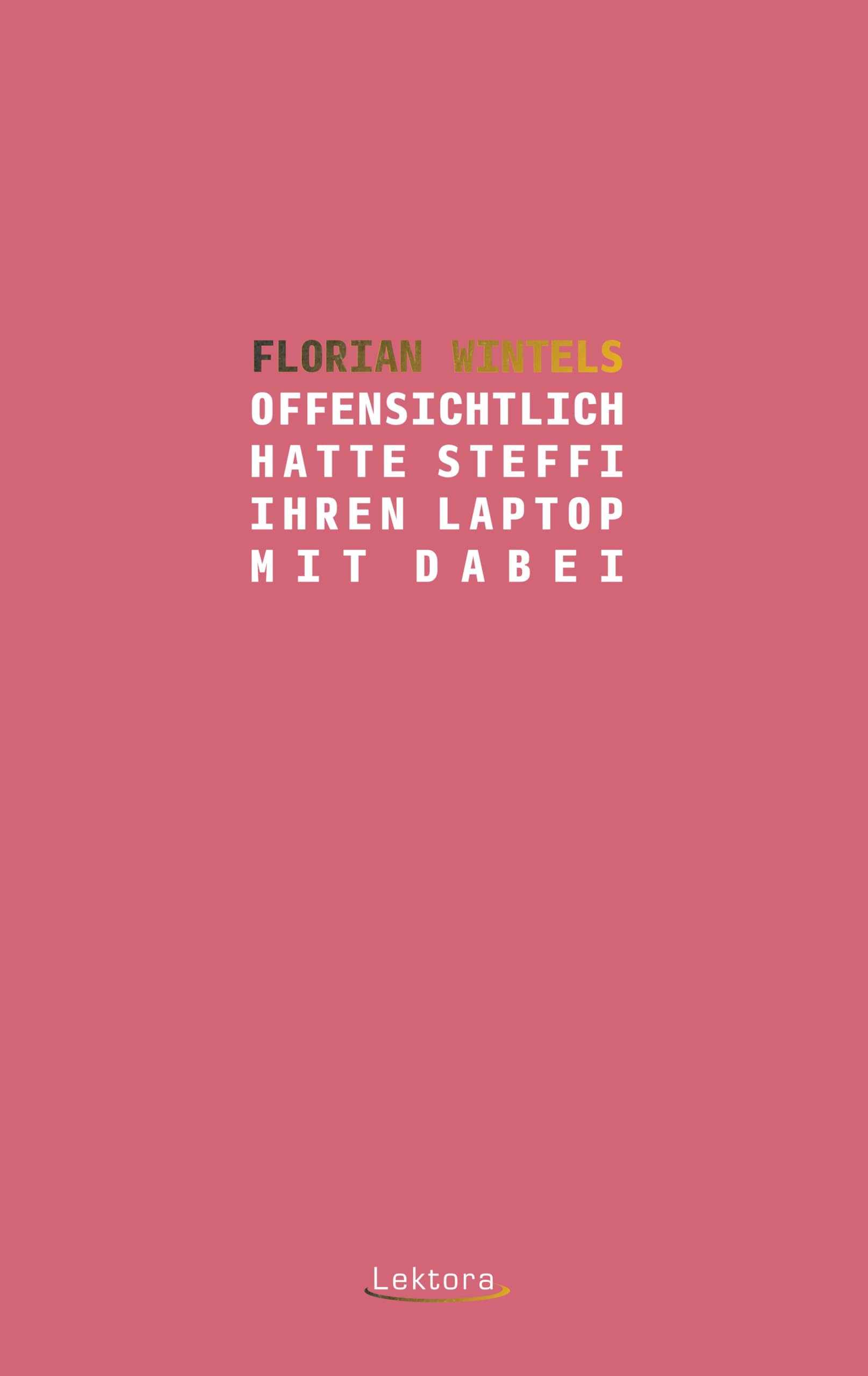 Offensichtlich hatte Steffi ihren Laptop mit dabei Essays & Short Stories