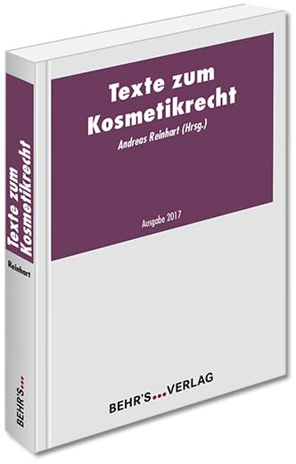 Texte zum Kosmetikrecht Law
