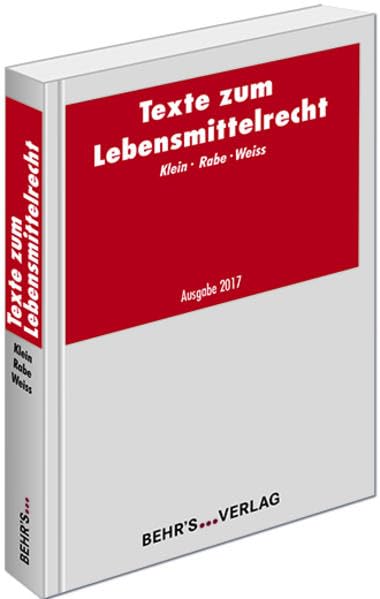 Texte zum Lebensmittelrecht Law