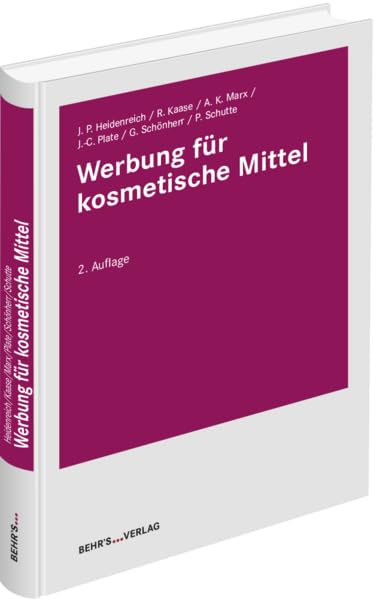 Werbung für kosmetische Mittel General education