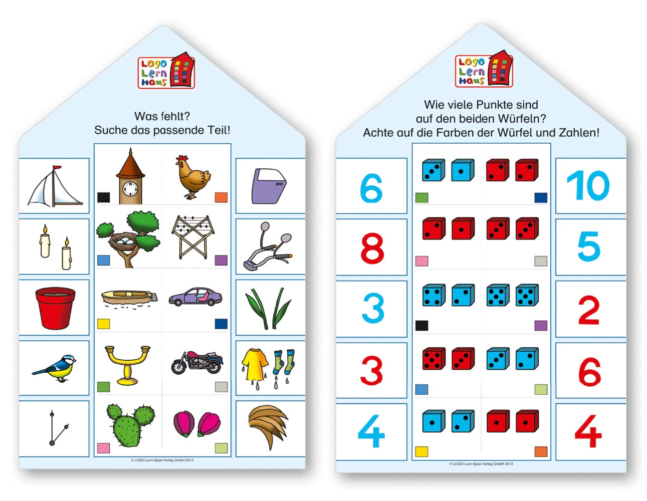 Logo Lernhaus: Kartenset Kinderwissen (Logo Lernhaus: Mein Lernsteckspiel: Spielen - Lernen - Kontrollieren) Study Guides