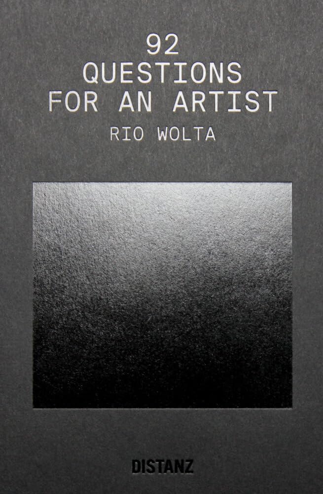 92 Questions for an Artist: Rio Wolta Film, Art & Culture
