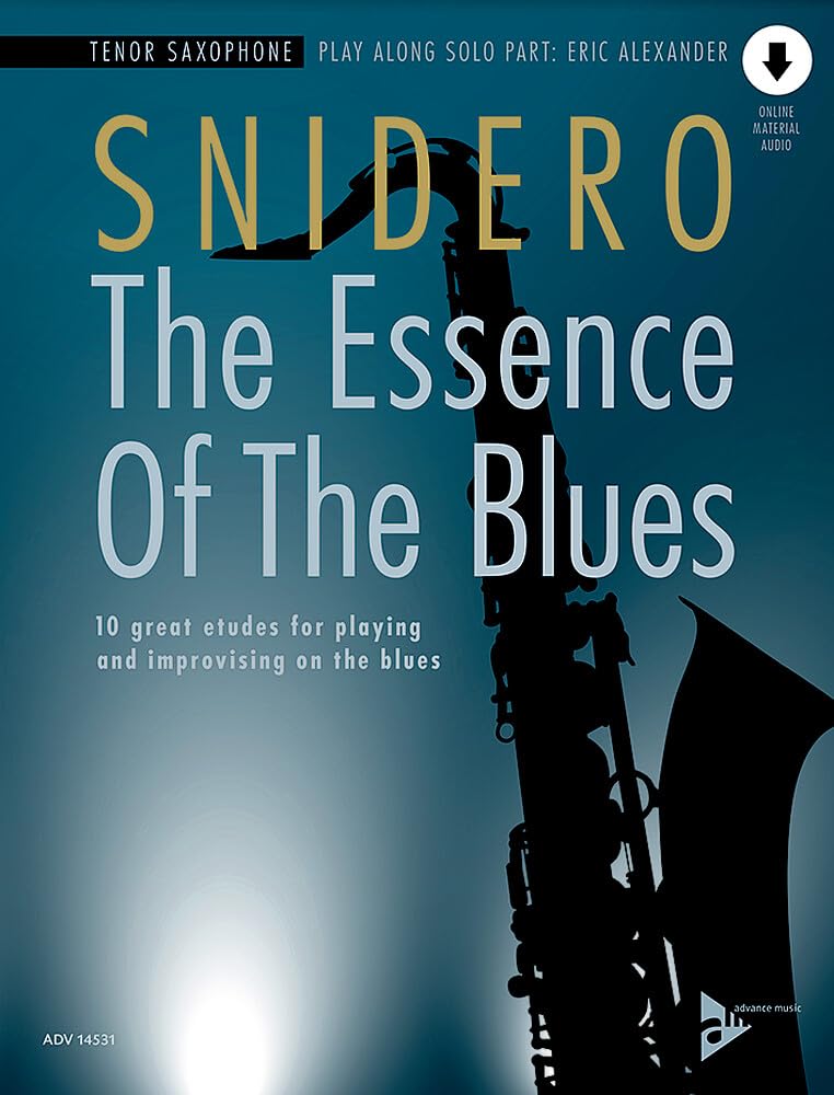 The Essence Of The Blues Tenor Saxophone: 10 great etudes for playing and improvising on the blues. Tenor-Saxophon. Sheet Music